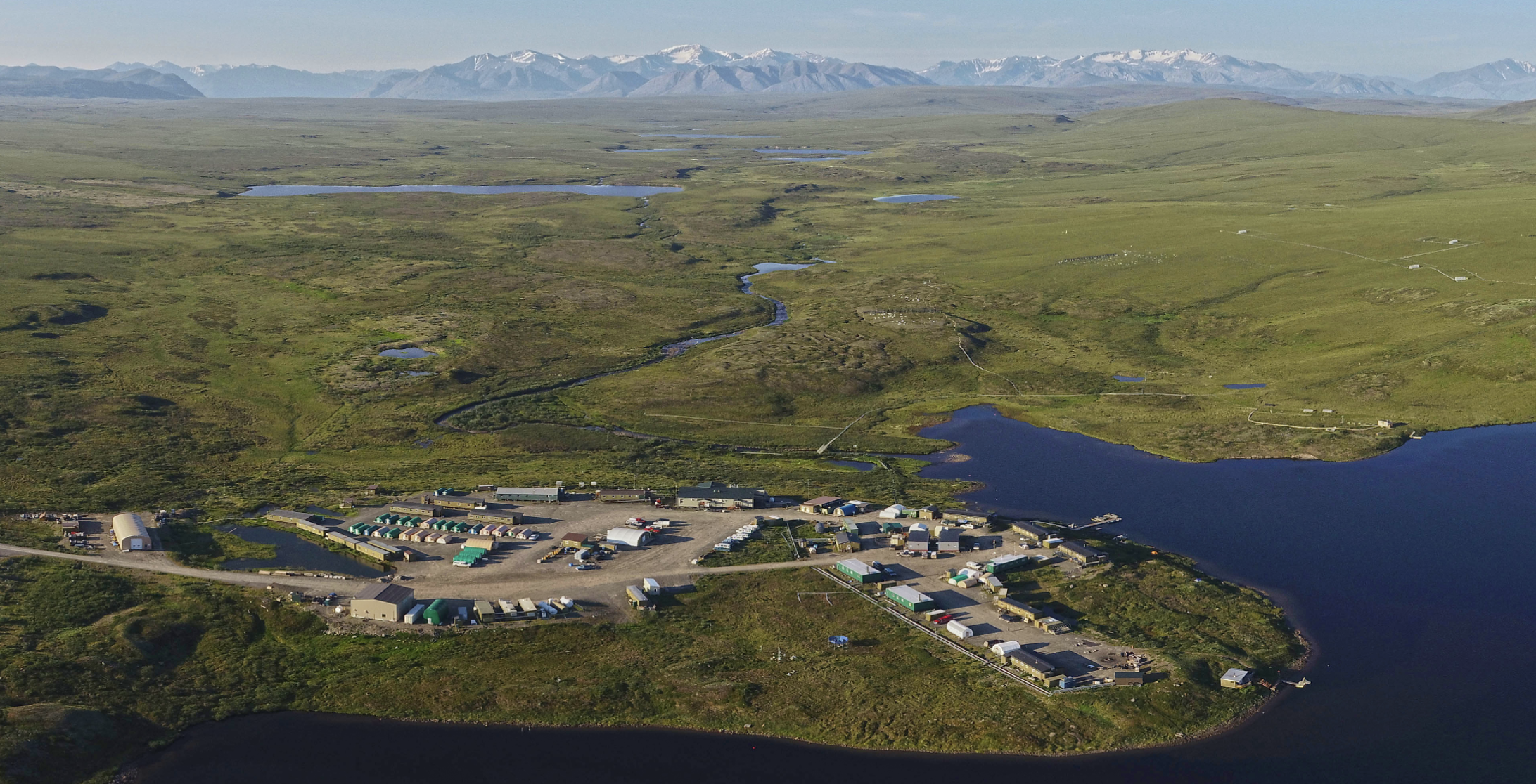 Aerial view of Toolik Field Station