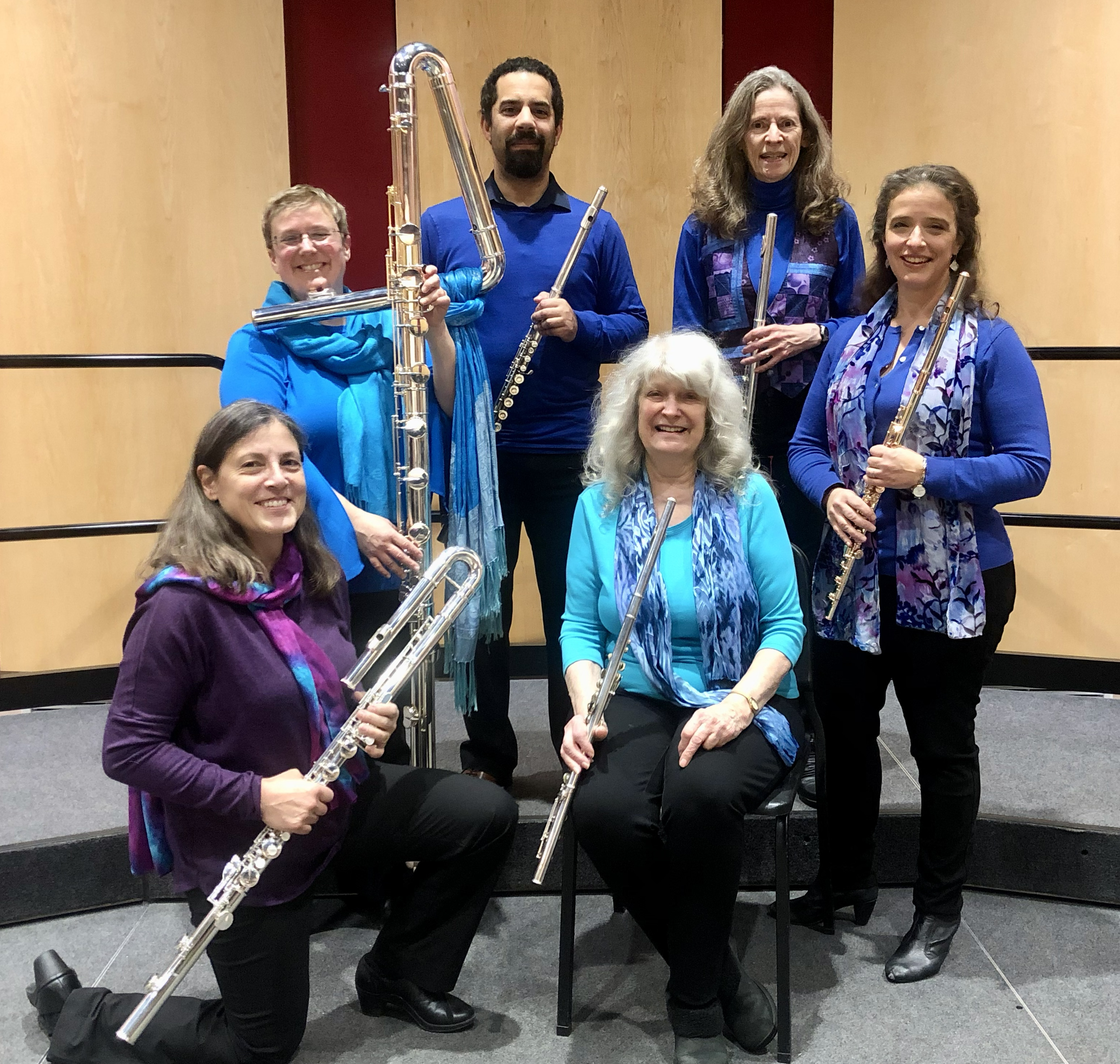 UAF Fairbanks Flutists Ensemble. Photo by Kes Woodward.