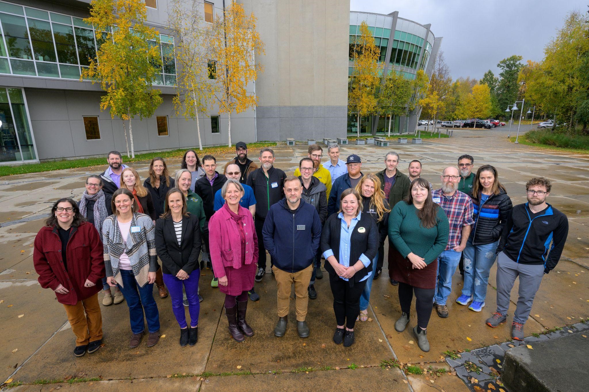 Writing faculty from nine campuses gathered in Anchorage, Alaska, for the first statewide symposium on effectiveness in first-year writing held Sept. 27-28, 2024.