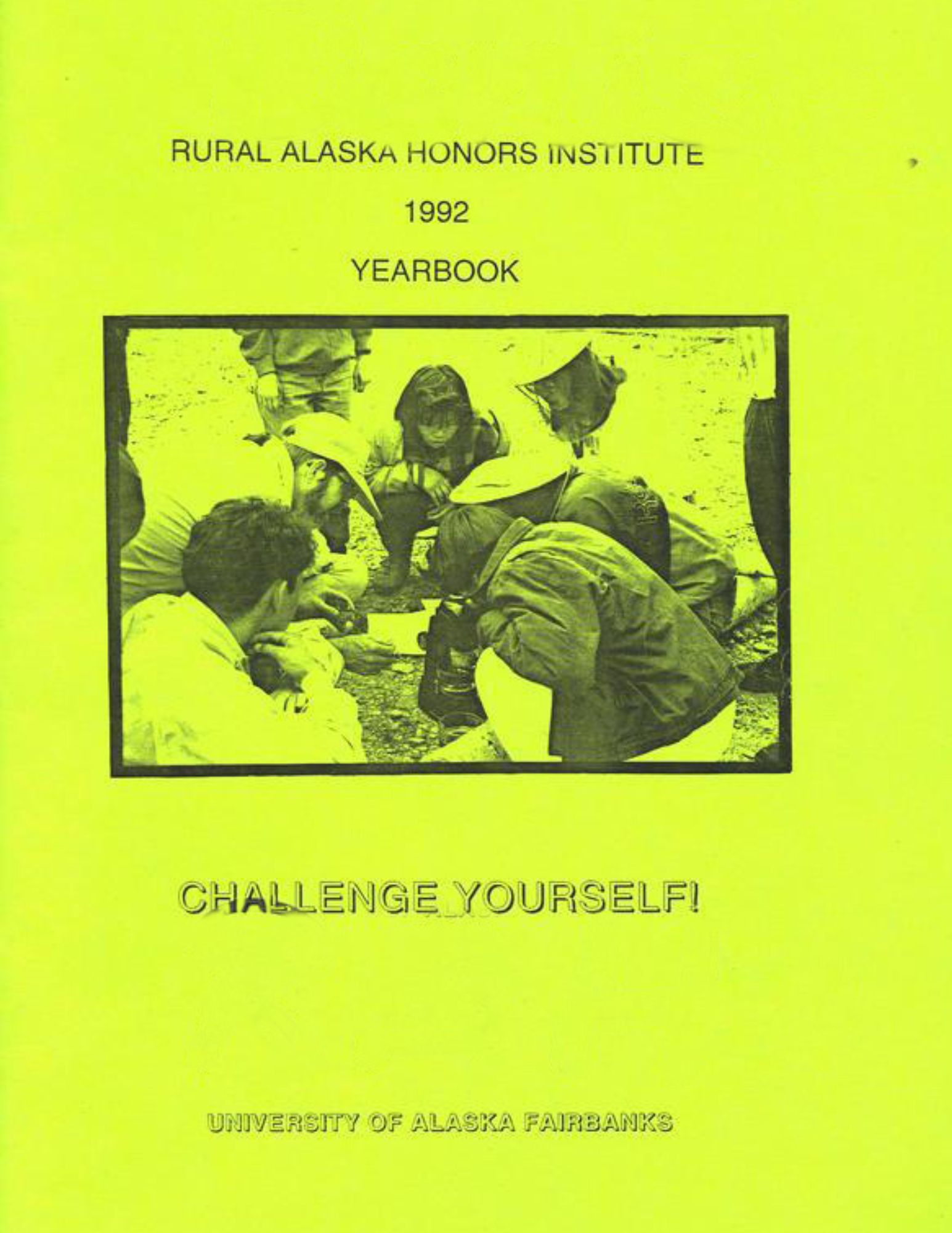 1992 Yearbook Cover