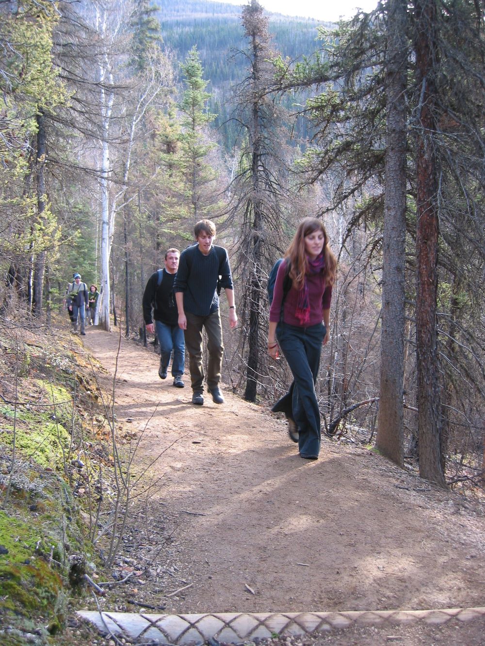 Students Hiking