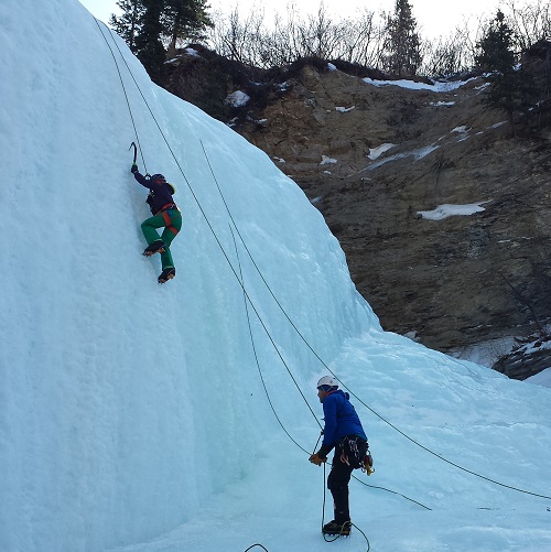 ice climbing