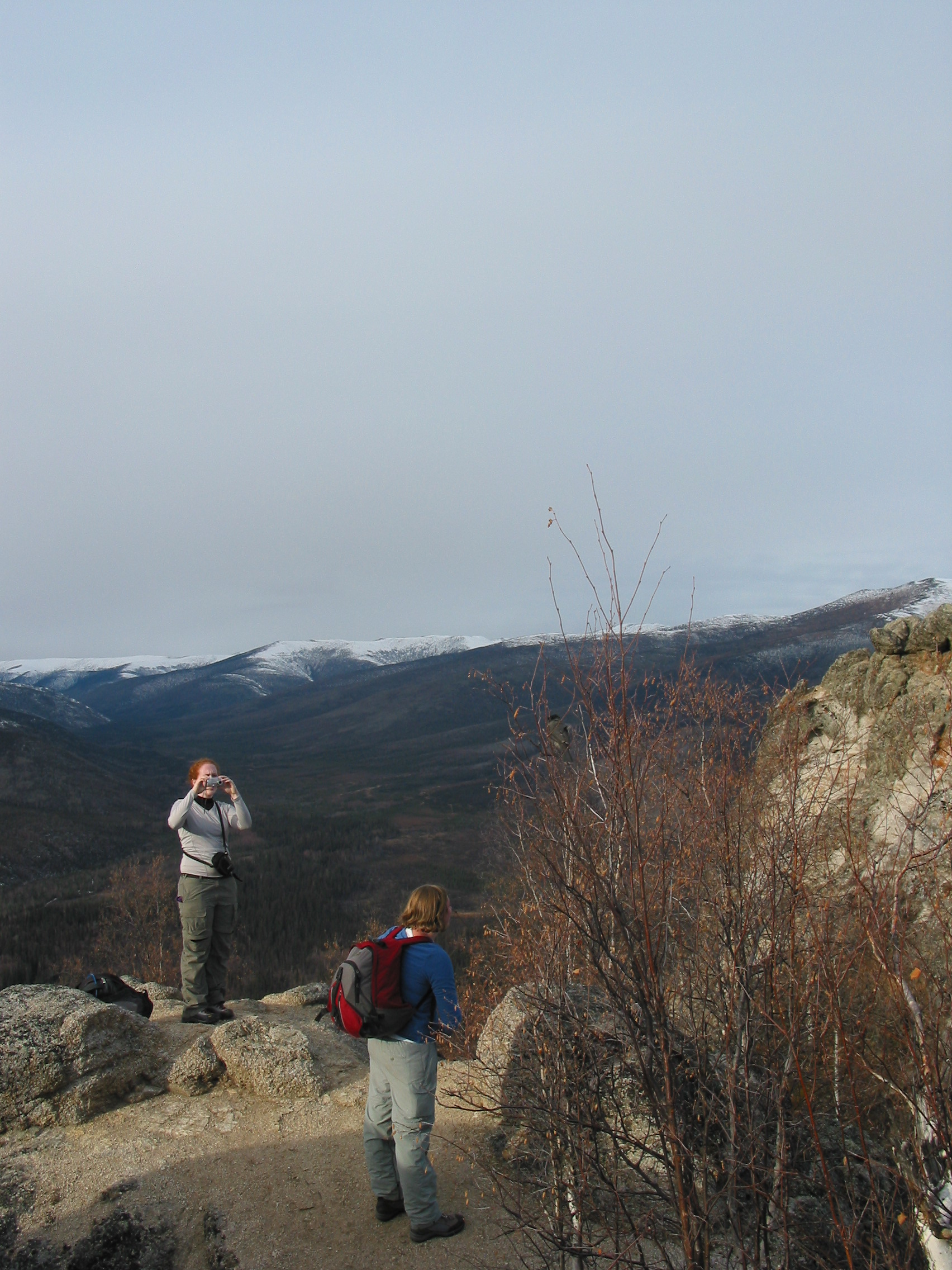 Students at the top of a dome