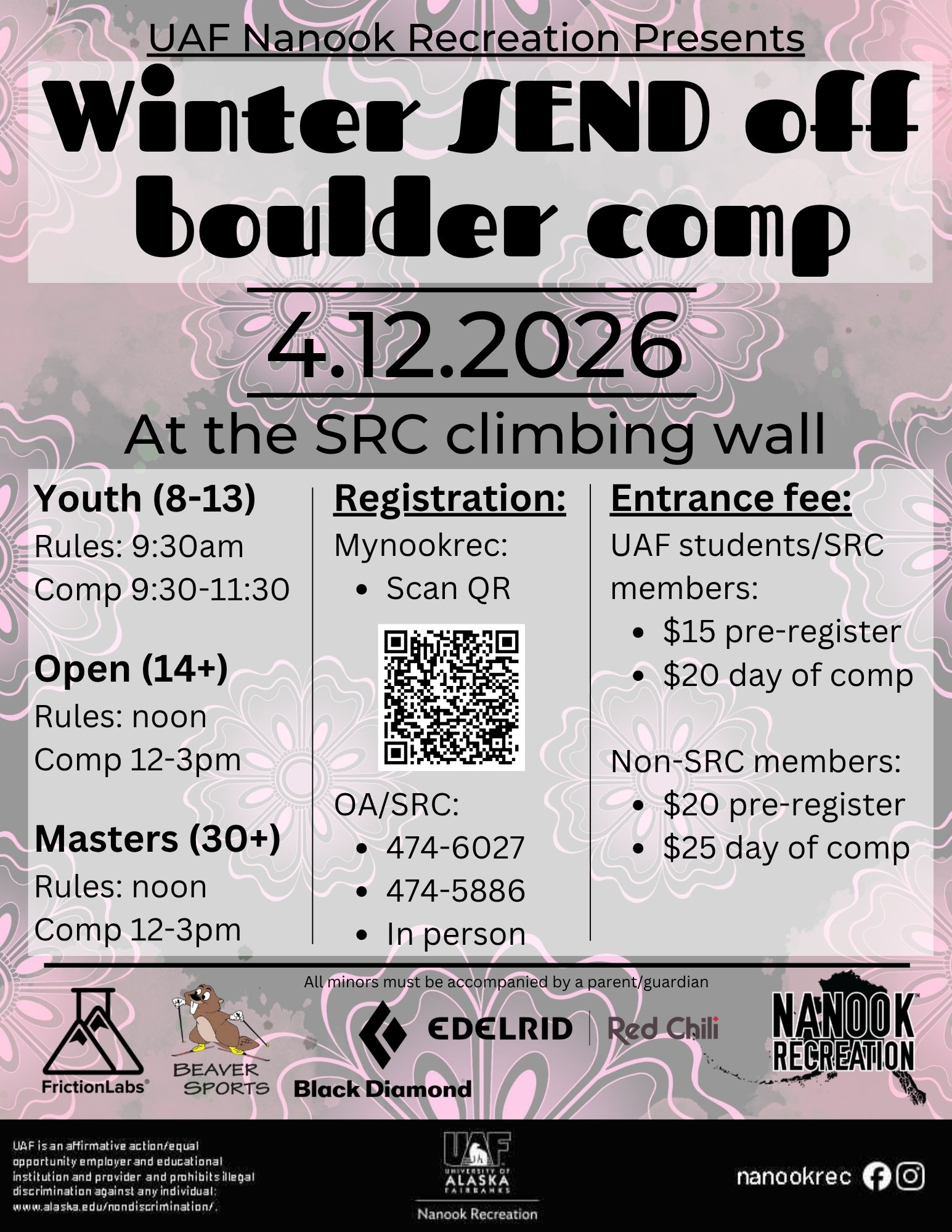 Boulder comp flyer Boulder comp flyer