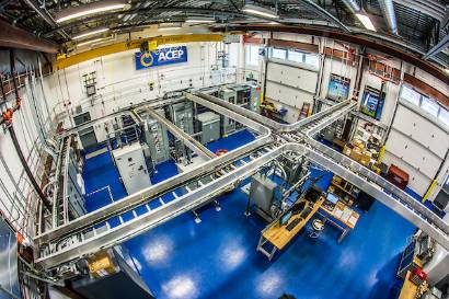 Inside the Energy Technology Facility at UAF's Alaska Center for Energy and Power in Fairbanks.