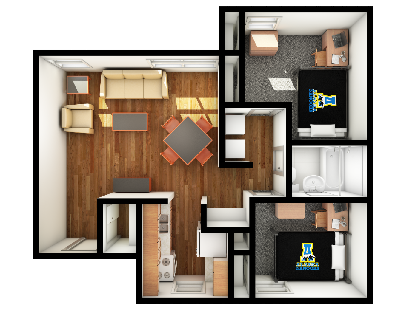 Garden apartments floor plan