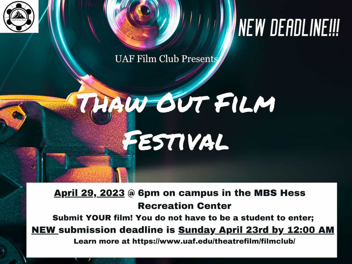 Thaw Out Film Festival poster for submissions