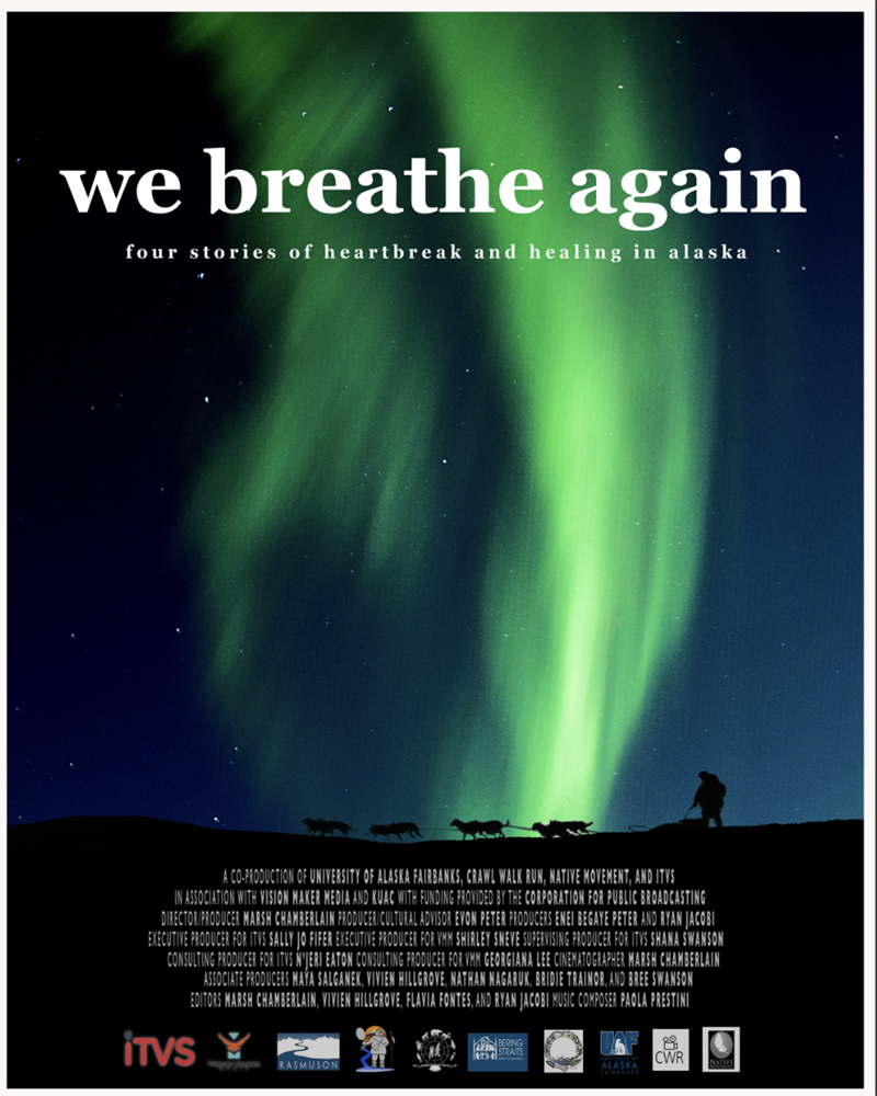 We Breathe Again, publicity poster by UAF Theatre and Film