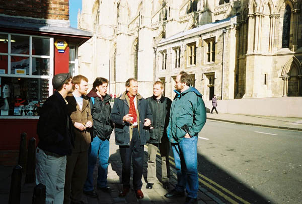 Kade, Mandy, Chip, Bo and Jeff in Scarborough, UK on April, 2004