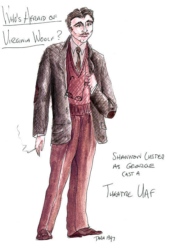 Costume rendering for Shannon Luster's character George