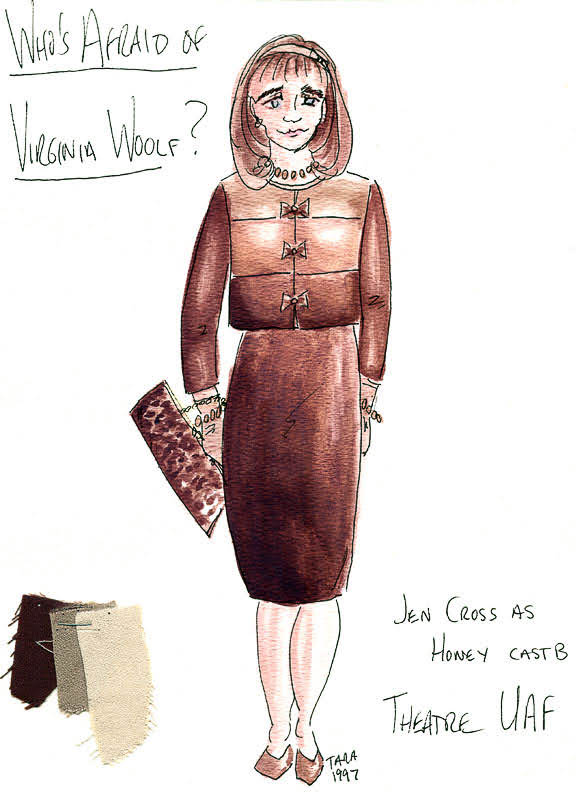 Costume rendering for Jannifer Cross's character Honey