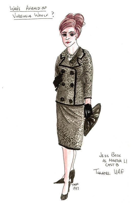 Costume rendering #1 for Jess Beck's character Martha