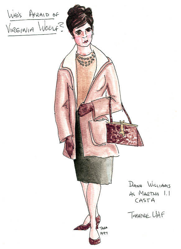 Costume rendering #1 for Diana Williams's character Martha