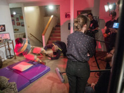 Behind the scenes image, N4C-Action-Sequence, from "A Night for Conversation".
