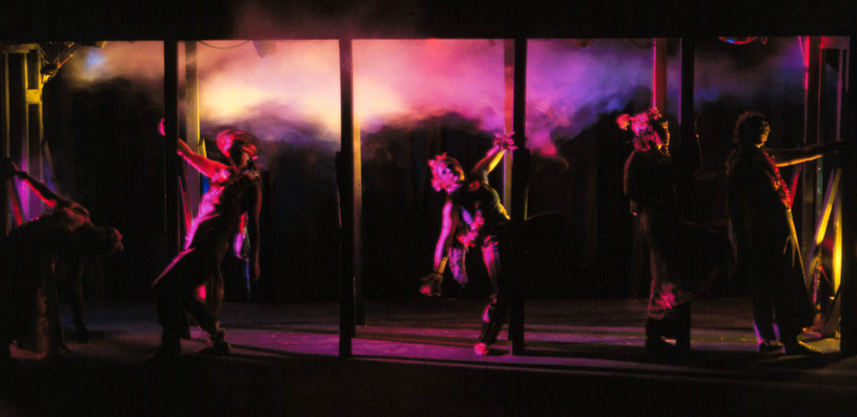 An image from the production of "Bacchae," presented by Theatre UAF.
