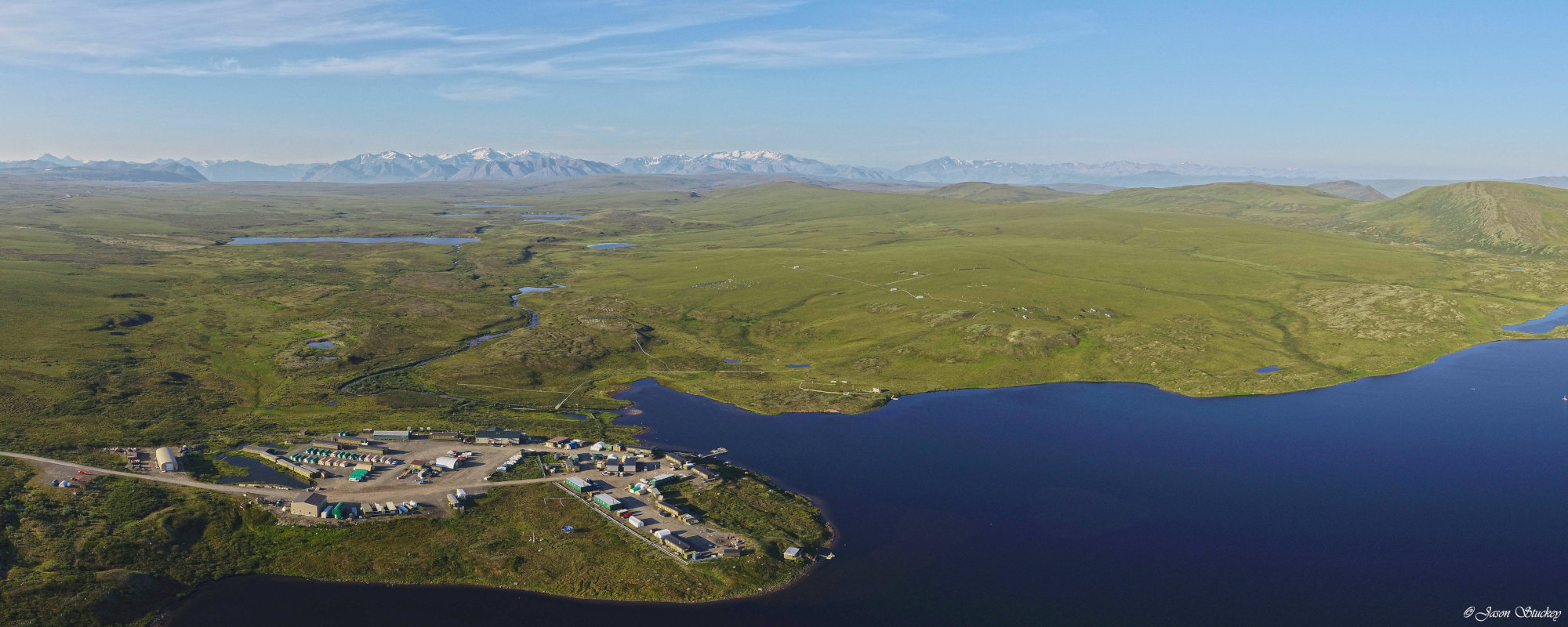 Aerial view of Toolik Field Station