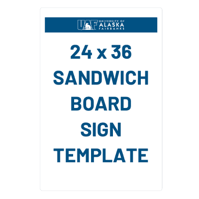 Signage template sample