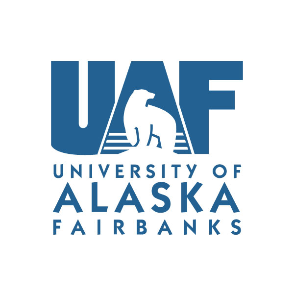 UAF logo block blue