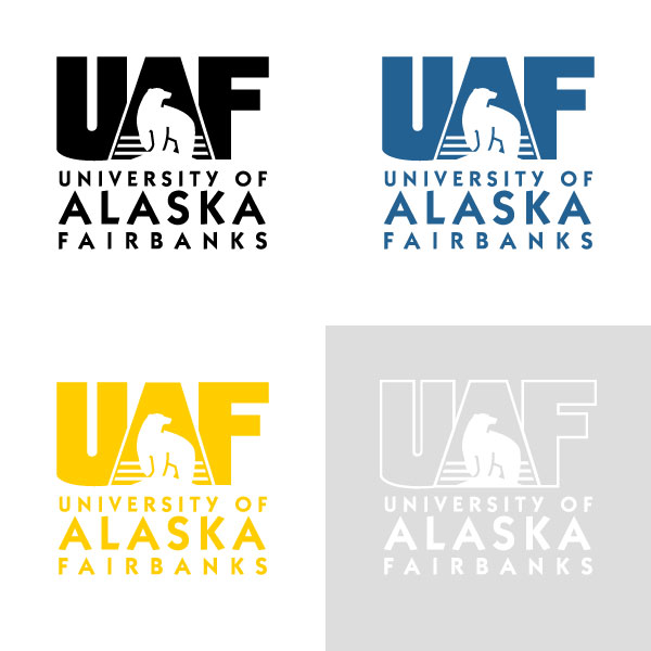 UAF block logos