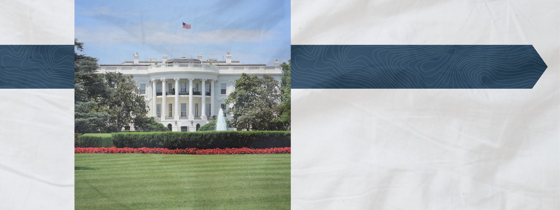 A photo of the White House in Washington DC. Photo courtesy of Canva